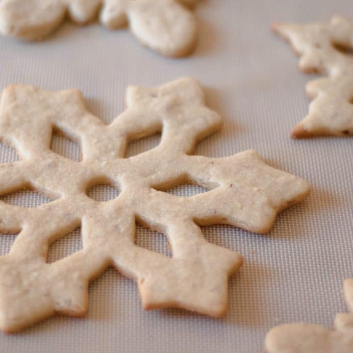 This recipe for chewy almond sugar cookies makes a cookie so soft and delicious you'll eat them all! Plus my secret tip for flawless cut-out cookies!