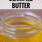 Learn how to make clarified butter and discover it's benefits for your daily cooking. Also, tips for longterm storage and how it differs from ghee.