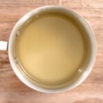 White stock in a pot