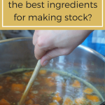Are you a stock purist or a complete utilizer? Find out if you are using the best stock ingredients and learn what can & can not go into stock.