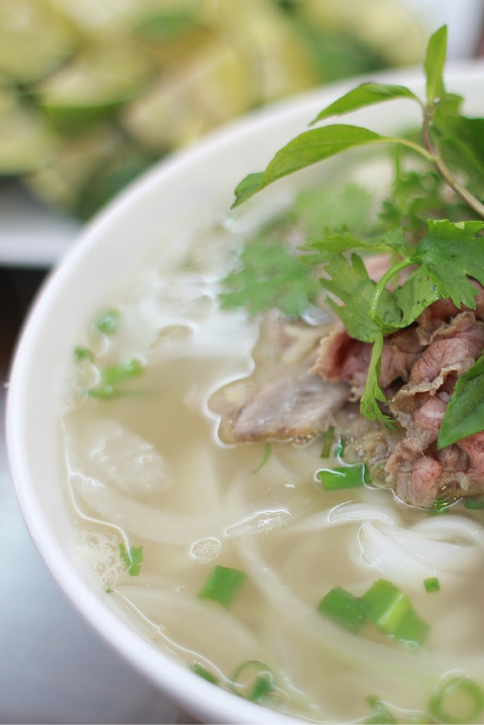 Broth being used for pho.