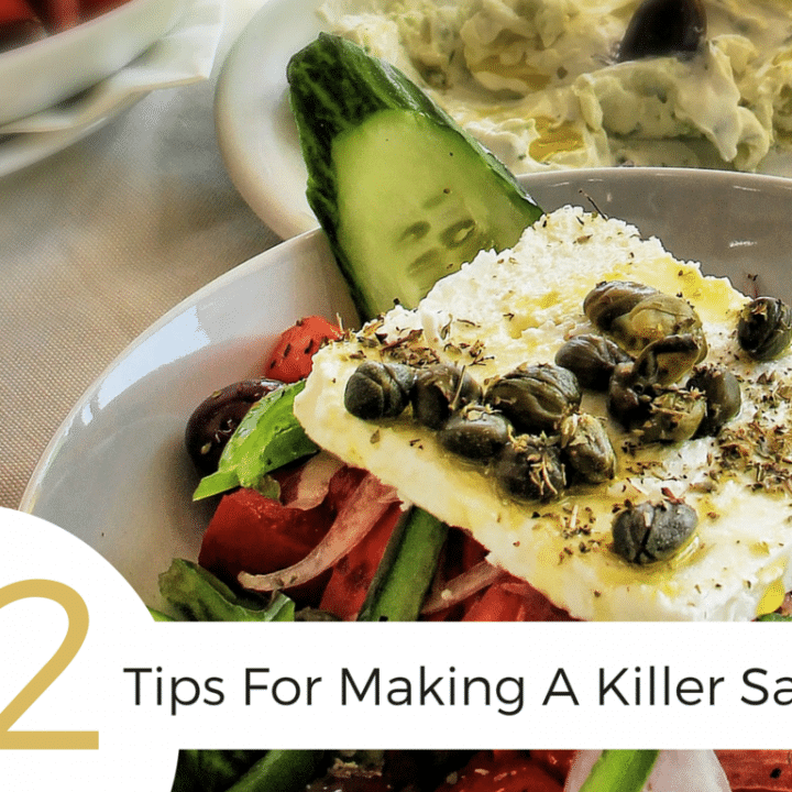 Get these 12 tips for making salad, ranging from what ingredients to use, to how to balance your salad, to the best ways get even distribution of dressing.