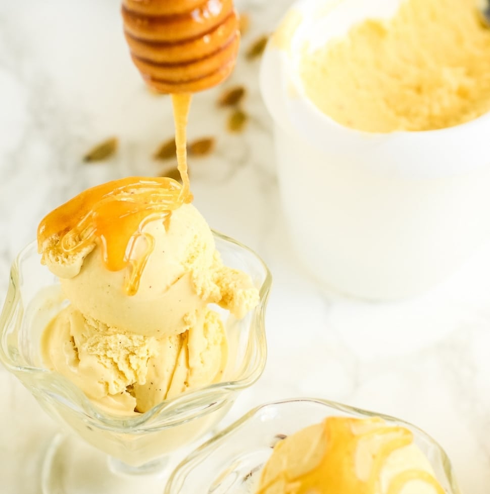 Sexy Spices and Wildflower Honey Ice Cream #SexyEats