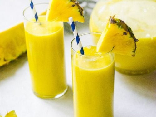 Fresh Pineapple Juice Recipe (Without a Juicer) - Food Above Gold