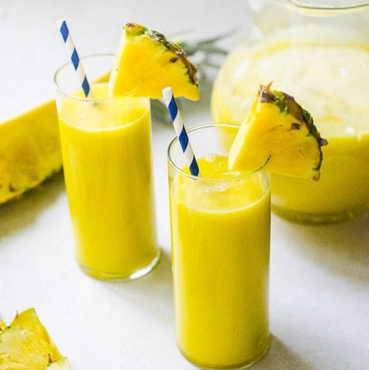 Fresh Pineapple Juice Recipe (Without a Juicer) Food Above Gold