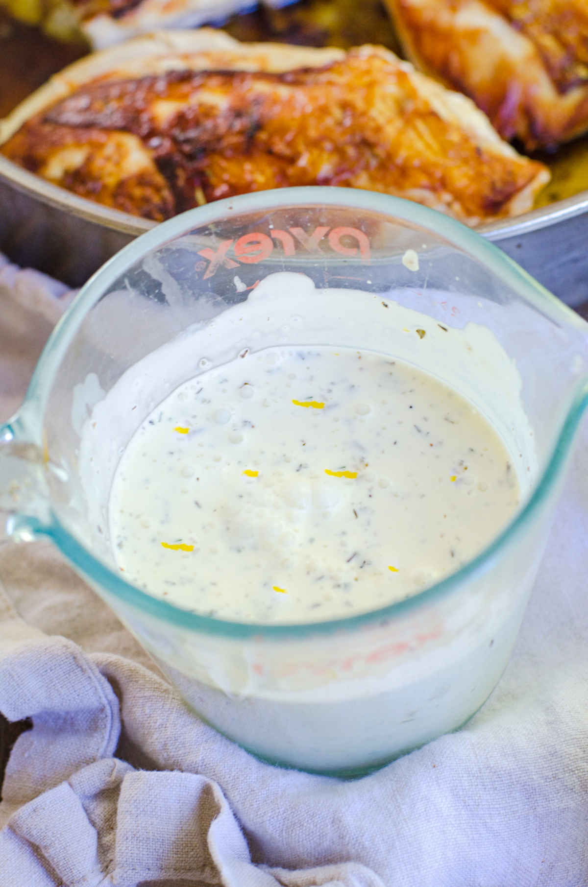 Herbs de Provence Chicken with Lemon Cream Sauce | Food Above Gold