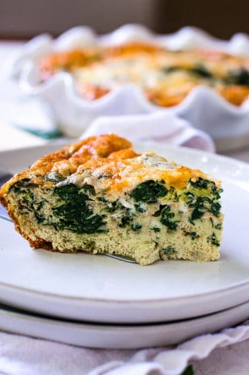 Spinach Egg Bake (Grain Free!) - Food Above Gold