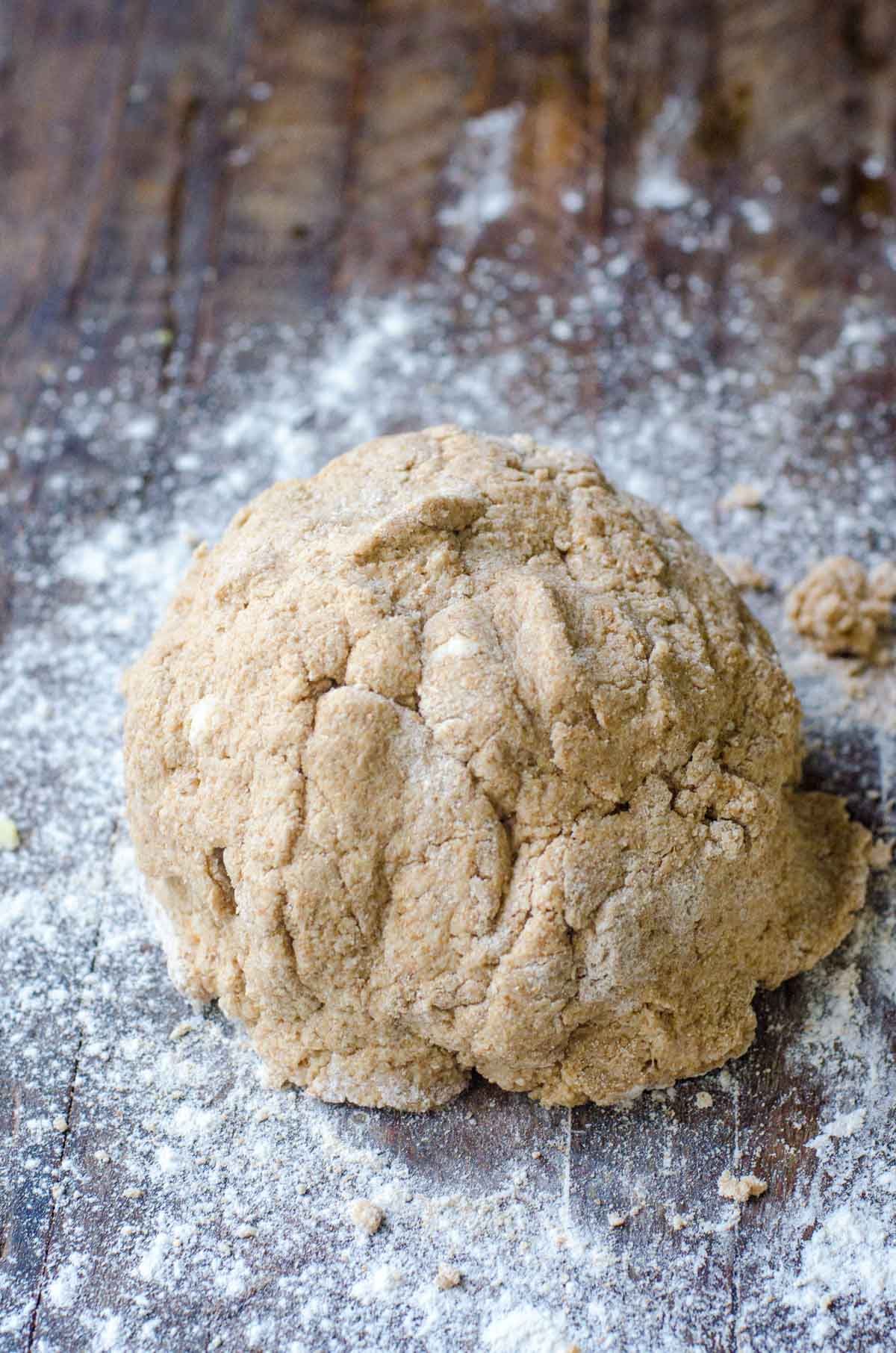 Soda bread dough with no kneading